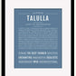 Frame Options | Steele Blue | Black Frame, Matted