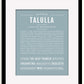 Frame Options | Powder Blue | Black Frame, Matted