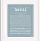 Frame Options | Powder Blue | White Frame, Matted