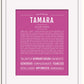 Frame Options | Dark Pink | White Frame, Matted