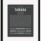 Frame Options | Charcoal Gray | Black Frame, Matted