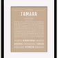 Frame Options | Tan | Black Frame, Matted