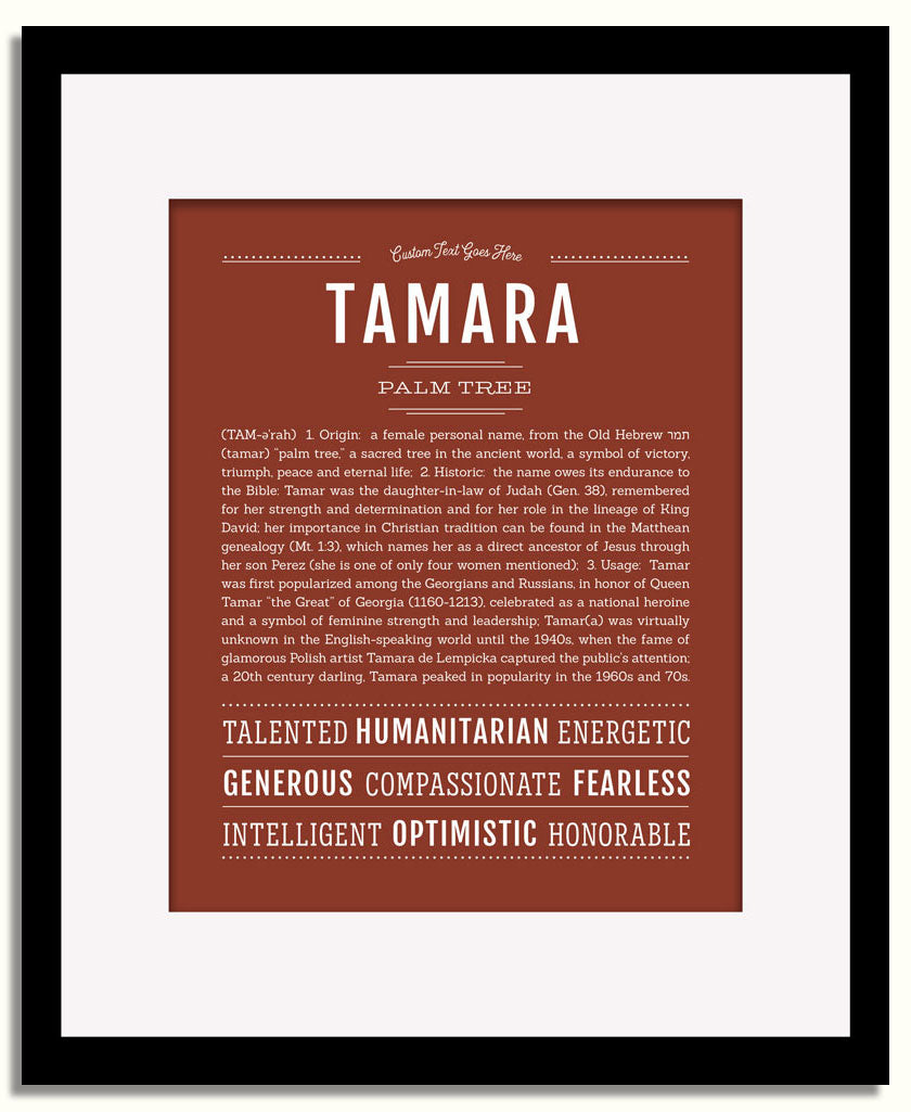 Frame Options | Bordeaux | Black Frame, Matted
