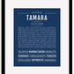 Frame Options | Midnight Blue | Black Frame, Matted