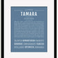 Frame Options | Steele Blue | Black Frame, Matted