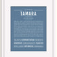 Frame Options | Steele Blue | White Frame, Matted