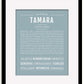 Frame Options | Powder Blue | Black Frame, Matted
