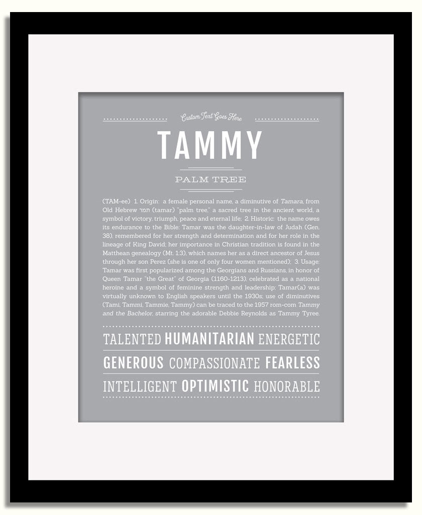 Frame Options | Sage | Black Frame, Matted