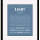 Frame Options | Steele Blue | Black Frame, Matted
