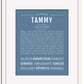 Frame Options | Steele Blue | White Frame, Matted