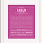 Frame Options | Dark Pink | White Frame, Matted