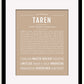 Frame Options | Tan | Black Frame, Matted
