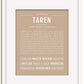 Frame Options | Tan | White Frame, Matted