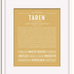 Frame Options | Matte Gold | White Frame, Matted