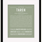 Frame Options | Sage | Black Frame, Matted