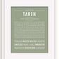 Frame Options | Sage | White Frame, Matted