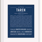 Frame Options | Midnight Blue | White Frame, Matted