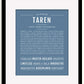Frame Options | Steele Blue | Black Frame, Matted