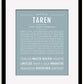 Frame Options | Powder Blue | Black Frame, Matted