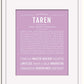 Frame Options | Lilac | White Frame, Matted