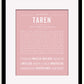 Frame Options | Dusty Rose | Black Frame, Matted