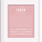 Frame Options | Dusty Rose | White Frame, Matted