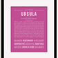 Frame Options | Dark Pink | Black Frame, Matted