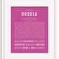 Frame Options | Dark Pink | White Frame, Matted