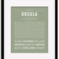 Frame Options | Sage | Black Frame, Matted