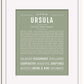 Frame Options | Sage | White Frame, Matted