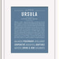 Frame Options | Steele Blue | White Frame, Matted