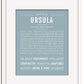 Frame Options | Powder Blue | White Frame, Matted