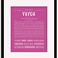 Frame Options | Dark Pink | Black Frame, Matted