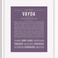 Frame Options | Deep Purple | White Frame, Matted