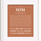 Frame Options | Terra Cotta | White Frame, Matted