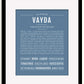 Frame Options | Steele Blue | Black Frame, Matted