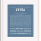 Frame Options | Steele Blue | White Frame, Matted