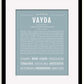 Frame Options | Powder Blue | Black Frame, Matted