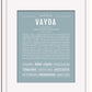 Frame Options | Powder Blue | White Frame, Matted