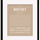 Frame Options | Tan | Black Frame, Matted