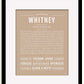 Frame Options | Tan | Black Frame, Matted