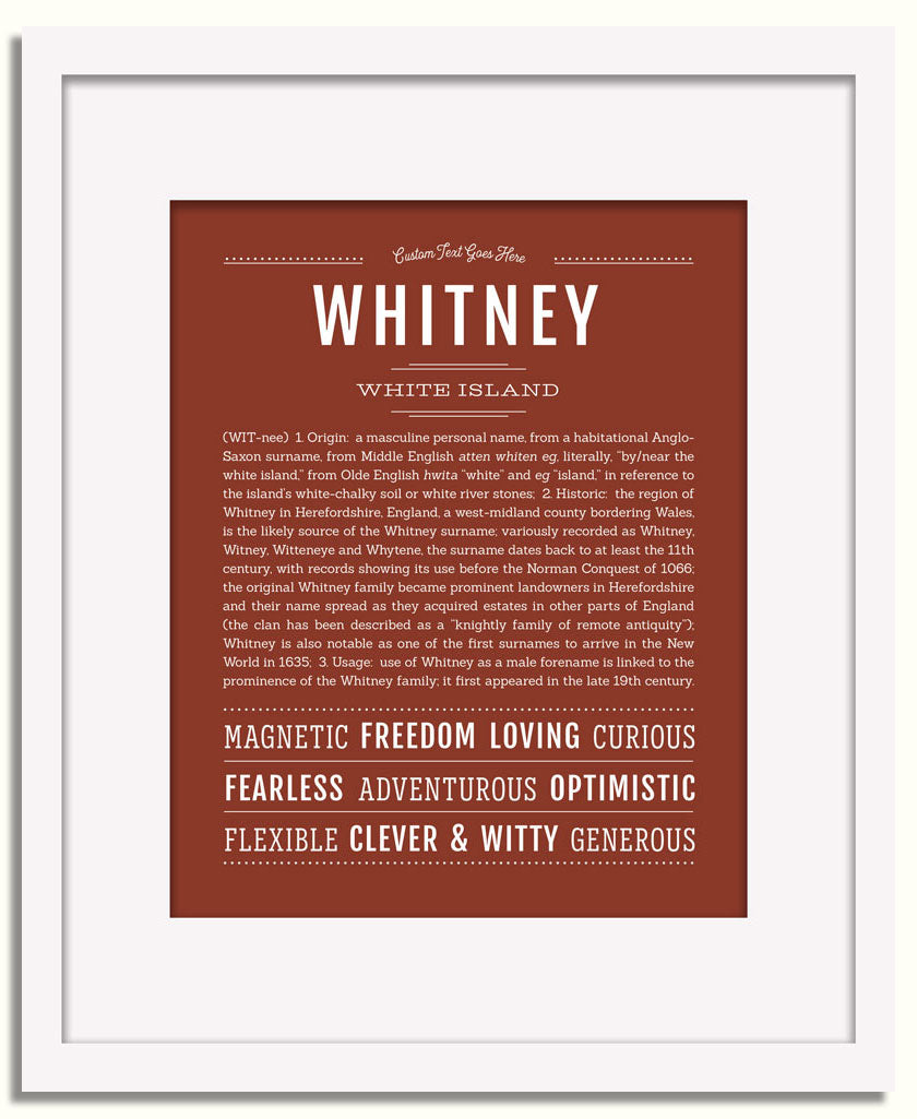 Frame Options | Bordeaux | White Frame, Matted