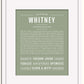 Frame Options | Sage | White Frame, Matted