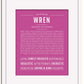 Frame Options | Dark Pink | White Frame, Matted