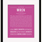 Frame Options | Dark Pink | Black Frame, Matted
