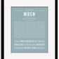Frame Options | Powder Blue | Black Frame, Matted
