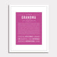 Frame Options | Dark Pink | White Frame, Matted