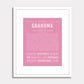 Frame Options | Navy Blue | White Frame, Matted