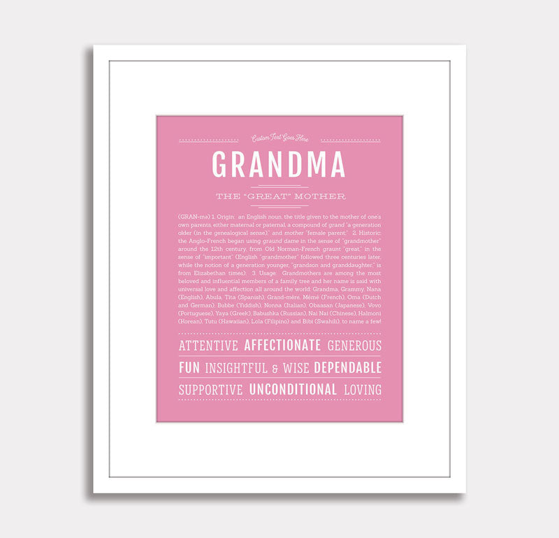 Frame Options | Navy Blue | White Frame, Matted