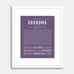 Frame Options | Deep Purple | White Frame, Matted